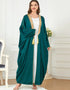 Casual Style Tassel Front Open Abaya for Women